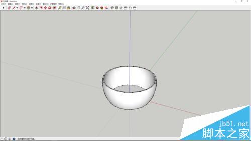 sketchup怎么画一个小功夫茶杯?7