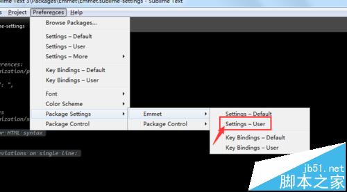 sublime text3怎么设置Emmet输入标签自动闭合?3