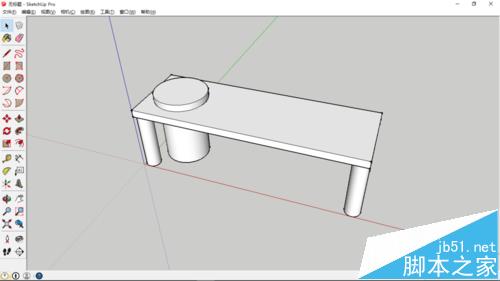 sketchup一套单人的桌子和椅子?14