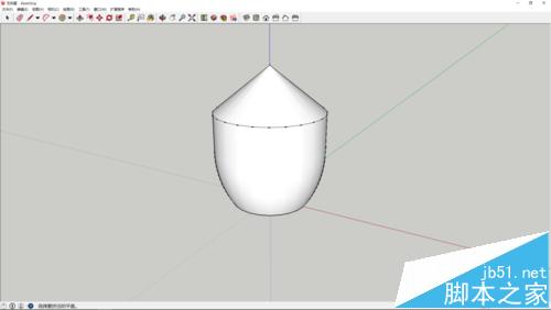 sketchup怎么画一个小锤子模型?5