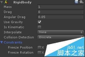 unity3d怎么制作rigidbody刚体?8