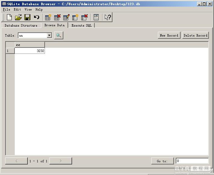 SQLite Database Browser数据库查看器图文使用教程8