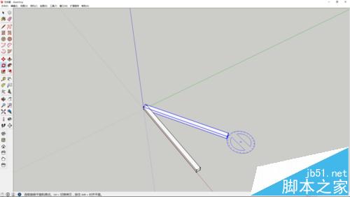 sketchup怎么快速绘制环形阵列?6