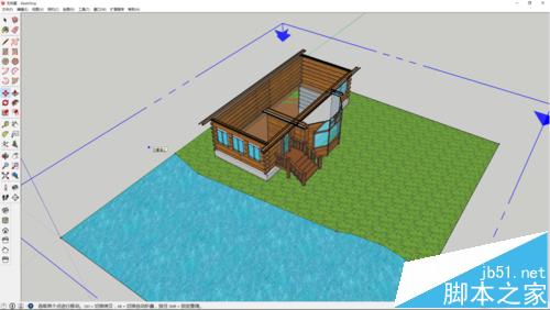 sketchup怎么查看剖切面视图?8