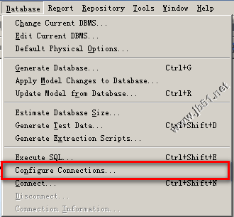 PowerDesigner 建立与SQLSERVER 2005数据库的连接以便生成数据库和从数据库生成到PD中1