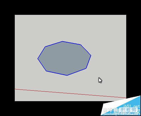 SketchUp草图大师怎么画八边形? SketchUp多边形的绘制方法9