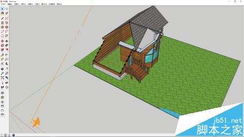 sketchup怎么查看剖切面视图?4