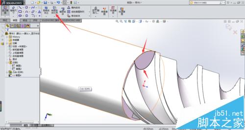 solidworks怎么使用扫描命令绘制铣刀?9