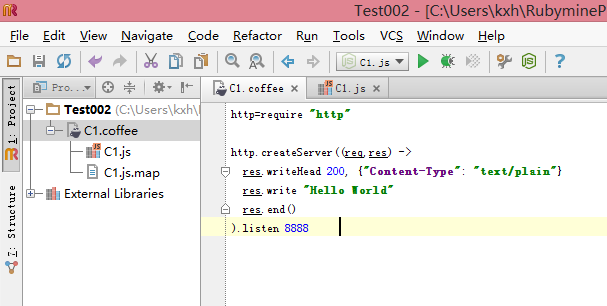 RubyMine编辑器中安装CoffeeScript和CoffeeScriptRedux的方法12