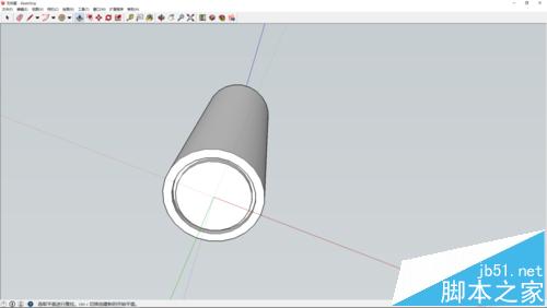 sketchup怎么绘制5号电池模型? sketchup电池建模的详细教程9