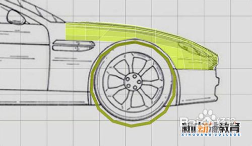 新广3DMAX教程3D制作阿斯顿马丁V8跑车4