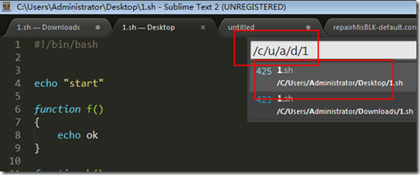 sublime text2 使用技巧心得小结3