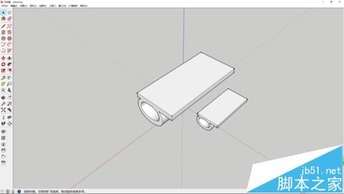 sketchup怎么绘制b字母桌椅模型?6