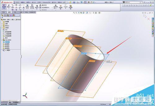 Solidworks怎么在曲面上拉伸? solidworks曲面拉伸的实例教程7