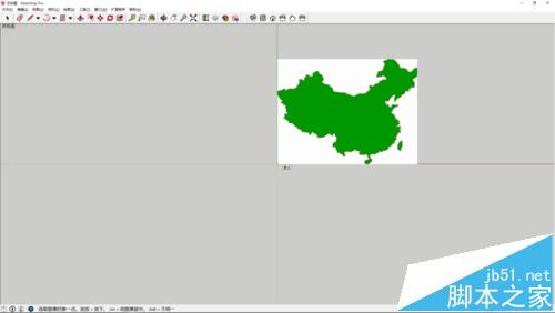 sketchup怎么在地图上制作中国地图图形的书架?4