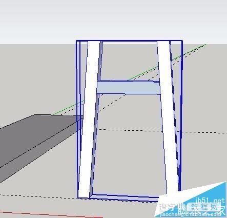 SketchUp怎么设计长腿板凳?6