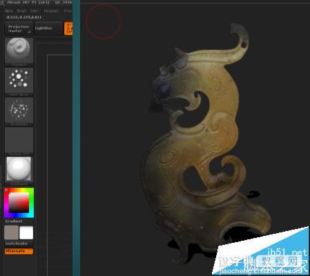 ZBrush怎么结合KeyShot制作逼真玉佩?5