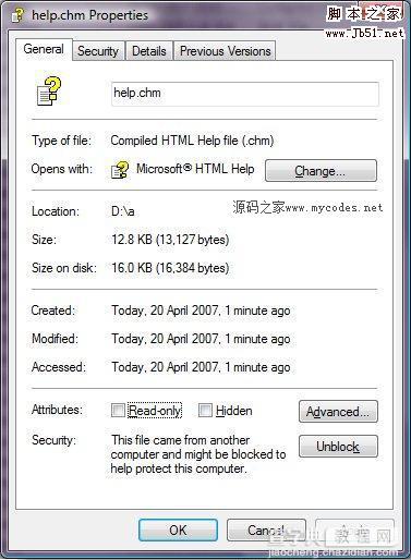 Windows7下chm文件无法打开问题解决方法分享1