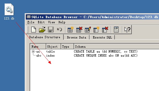 SQLite Database Browser数据库查看器图文使用教程2
