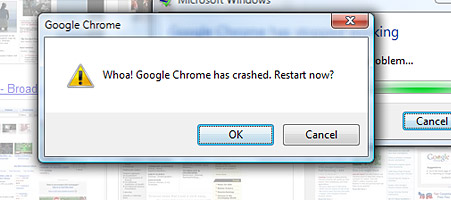 Chrome浏览器崩溃掉的小技巧1