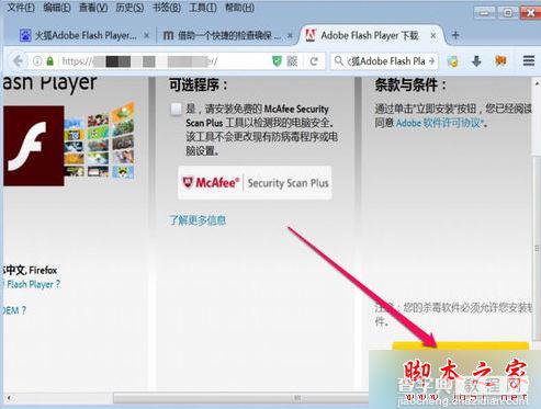 火狐浏览器提示插件Adobe Flash已崩溃的解决方法4
