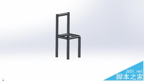 solidworks怎么使用焊件命令快速画出椅子框架?1