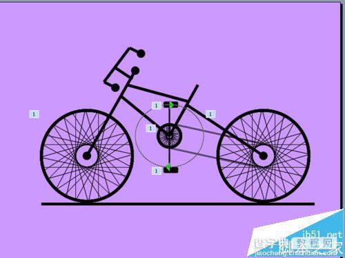 ppt怎么制作转动的自行车的动画?15