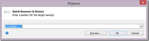 XYplorer 实用技巧：批量重命名使用方法3