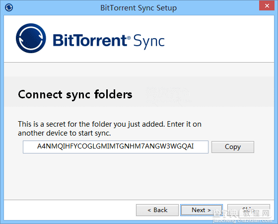 BitTorrent Sync是什么 BitTorrent Sync安装与使用的图文方法步骤16