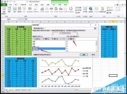 Excel2010怎么制作分层折线图? excel分层折线图的制作方法16