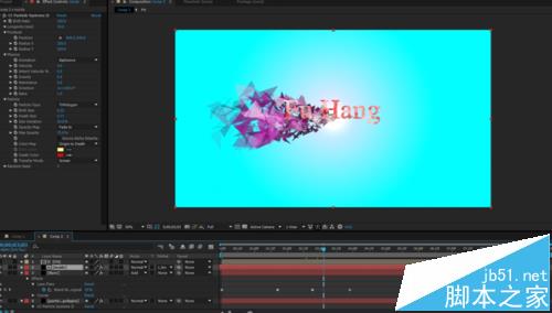 Ae文字随粒子出现的特效该怎么制作?4
