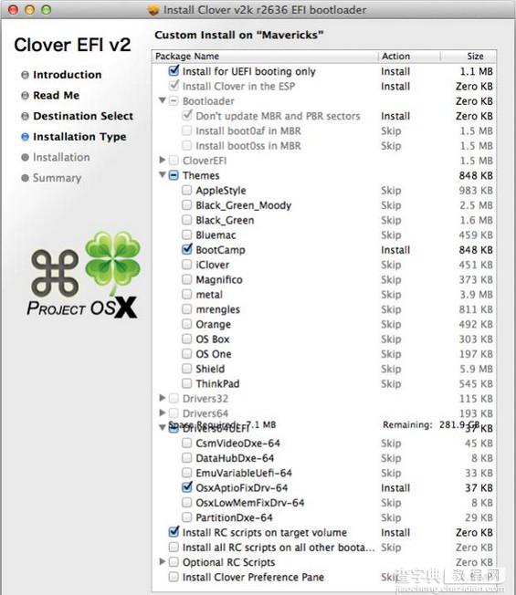 使用四叶草Clover安装OS X小牛教程图文介绍7