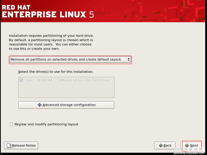 在VMware虚拟机中安装redhat linux操作系统图文详解教程26
