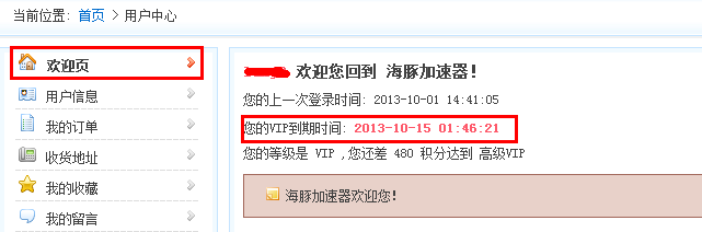 海豚加速器VIP充值图文详细教程10