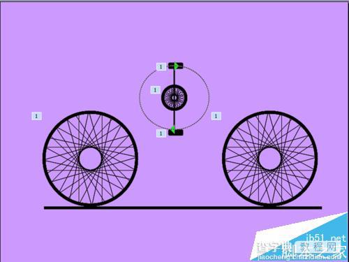 ppt怎么制作转动的自行车的动画?13