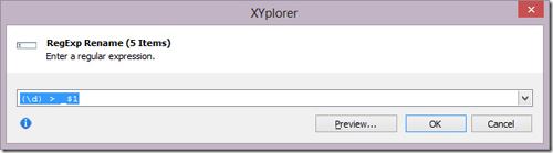 XYplorer 实用技巧：批量重命名使用方法5