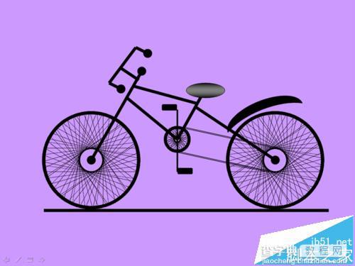 ppt怎么制作转动的自行车的动画?20