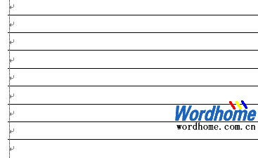 在Word2003中快速添加整行下划线2