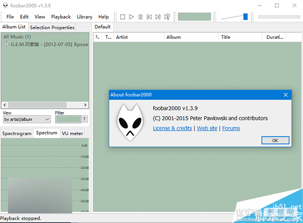 专业级音乐播放器foobar2000 1.3.9正式版下载:修复bug2
