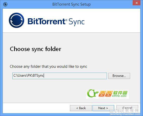 BitTorrent Sync是什么 BitTorrent Sync安装与使用的图文方法步骤5