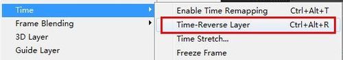 AE中怎么给视频制作反转加速减速等特效呢?3