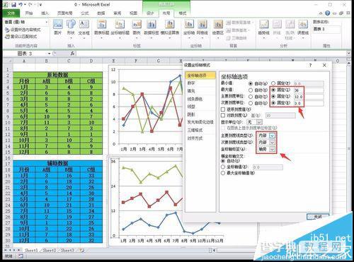 Excel2010怎么制作分层折线图? excel分层折线图的制作方法19