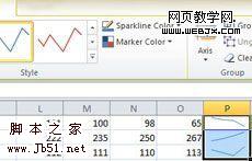 Excel 2010实用新功能 波形图介绍1