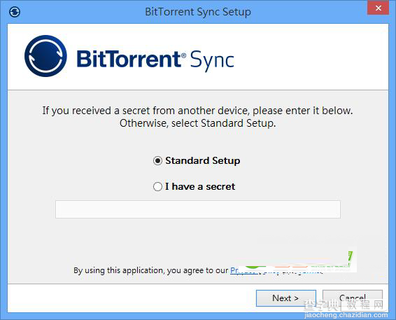 BitTorrent Sync是什么 BitTorrent Sync安装与使用的图文方法步骤3
