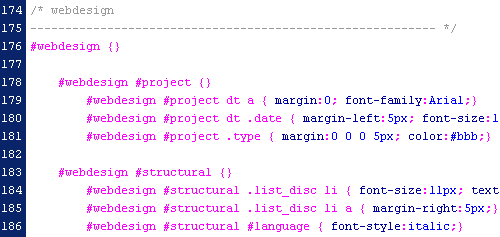 网页设计制作教程:CSS书写格式3