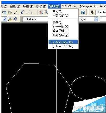 CAD文档不同的窗口怎么切换?1