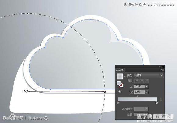 用Illustrator绘制漂亮质感的立体玻璃云朵教程19