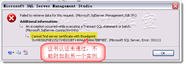 SQL Server 2008中的代码安全（八）透明加密(TDE)2