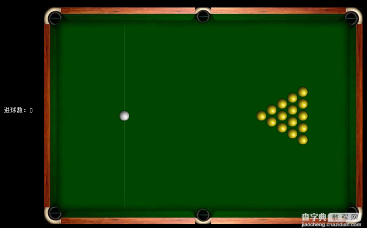 用HTML5制作一个简单的桌球游戏的教程1