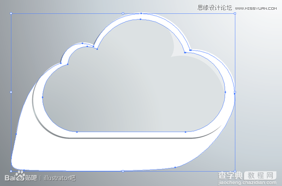用Illustrator绘制漂亮质感的立体玻璃云朵教程21